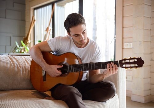 Blues à la guitare